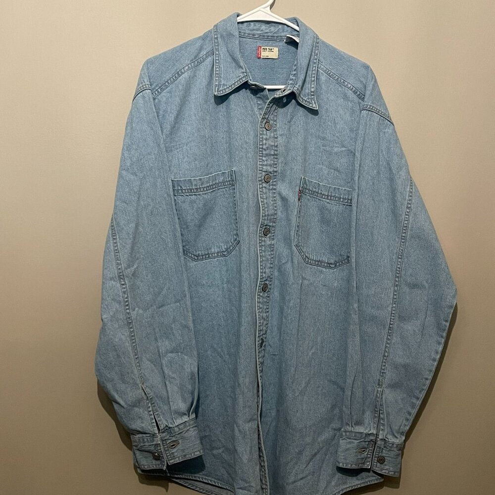 Levi's Men's Jacket Red Tab Button Down Jean